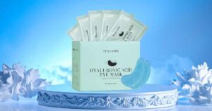 1. PEAUAMIE Under Eye Patches Hyaluronic Acid Eye Mask for Dark Circles
