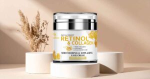 4. Bealions Retinol & Collagen Cream with Hyaluronic Acid Anti-Aging for Face