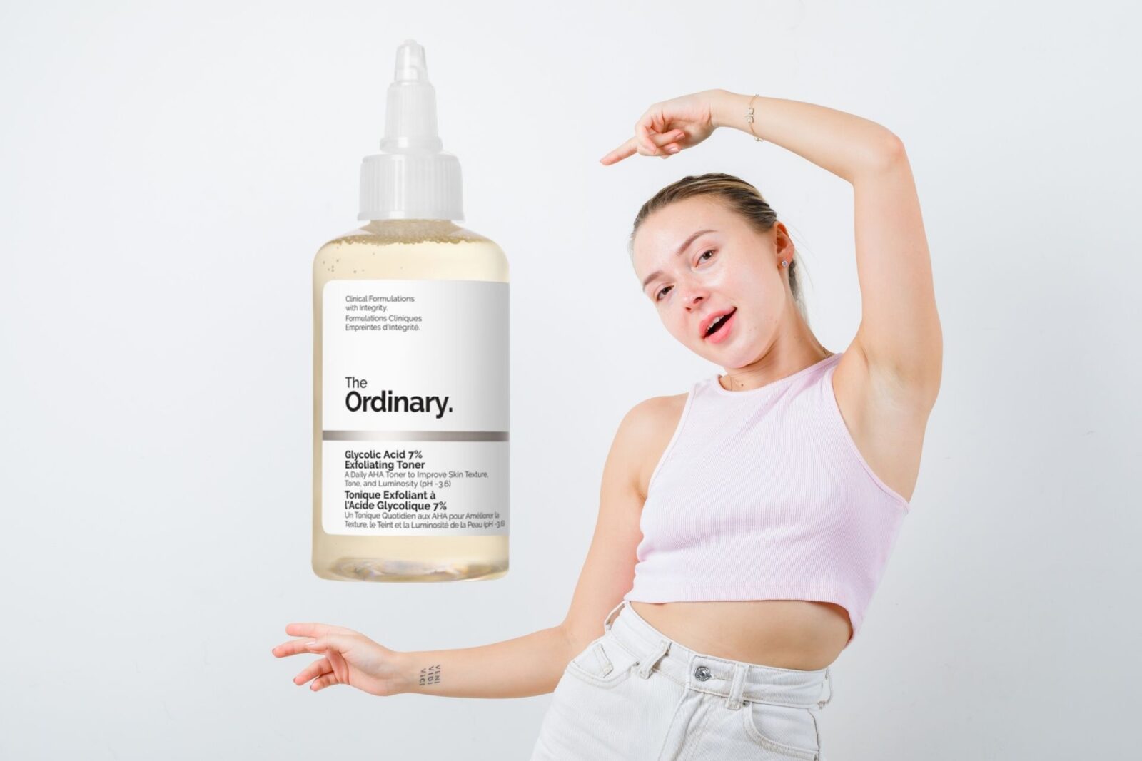 How to use glycolic acid The Ordinary for underarms